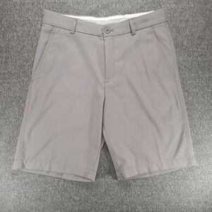 Snake Eyes Dry-18 Golf Shorts Men's Size 32 Light Gray Moisture Wicking Athletic
